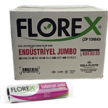 Florex Endüstriyel Jumbo Çöp Torbası 20 Rulo