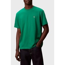 Calvin Klein Pamuklu Relaxed Fit Logolu Bisiklet Yaka T Shirt LV04RC275G2ES Erkek T Shirt LV04RC275G 2es