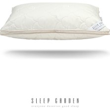 Sleep Garden Deve Tüyü Yastık 50X70 Jüt Keten Çantalı