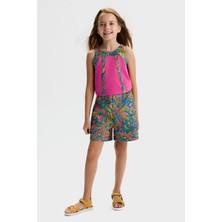 Nk Kız Çocuk Boho Bluz 8-14 Yaş Fuşya