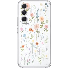 Manitoba Samsung Galaxy M14 Uyumlu Baskılı Yumuşak Silikon Şeffaf Telefon Kılıfı
