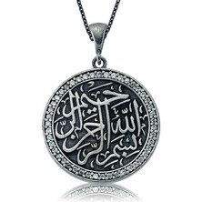 Katre46 Gümüş Besmele-I Şerif Bayan Kolye
