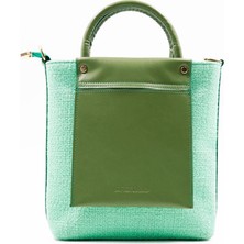 Aron Atelier Valentina Ekose Detay Kadın El Çantası ve Omuz Çantası