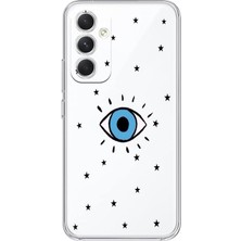 Manitoba Samsung Galaxy M14 Uyumlu Baskılı Yumuşak Silikon Şeffaf Telefon Kılıfı