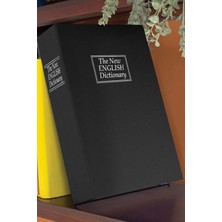 Gampus Kitap Şeklinde Gizli Kasa Hırsız Kilitli Sözlük Para Kumbarası