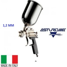 Asturomec Walmec 1,2 mm Üstten Depolu Boya Tabancası 1000CC