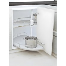 Starax 3012-C 1/2 Borulu Döner Ahsap Tablalı Sepet Takımı