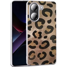 Gaappy Qep Poco X7 Pro Gold Leopar Kılıf