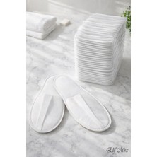 Elif Mira 100 Çift Tek Kullanımlık Ekonomik Otel Spa Tabansız Tela Terlik Seti