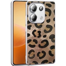 Gaappy Qep Xiaomi Redmi Note 13 Pro 4g Gold Leopar Kılıf