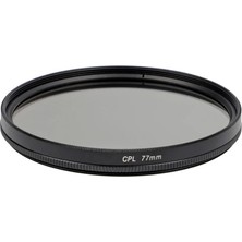 Ayex 77MM Cpl Polarize Filtre – Circular Polarizer Yansıma Önleyici Lens Filtresi
