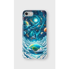 Lelia iPhone 6/6s Uyumlu Baskılı Şeffaf Telefon Kılıfı | Koleksiyon: Cosmicwhisper Skyset