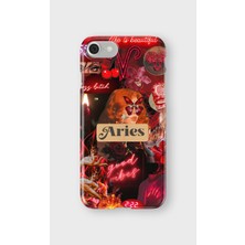 Lelia iPhone 6/6s Uyumlu Baskılı Şeffaf Telefon Kılıfı | Koleksiyon: Zodiacmuse Celestia