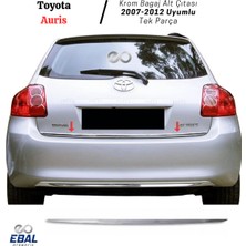 Ebal Oto Toyota Auris Krom Alt Bagaj Çıtası 2007-2012 P.çelik
