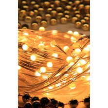 Gampus 3 Metre Pilli Peri LED , Dekor Işık Günışığı, Dekoratif Lamba Romantik Ortam Loş Işık