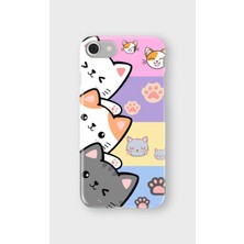 Lelia iPhone 7/8/se Uyumlu Baskılı Şeffaf Telefon Kılıfı | Koleksiyon: Pawprint Stories