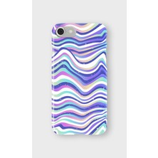 Lelia iPhone 6/6s Uyumlu Baskılı Şeffaf Telefon Kılıfı | Koleksiyon: Colorwave Flux