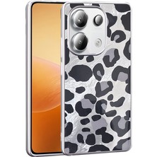 Gaappy Qep Xiaomi Redmi Note 13 Pro 4g Gri Leopar Kılıf