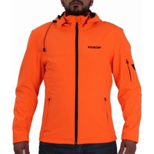 Venom Motosiklet Montu Jaws Soft Shell Turuncu Erkek Motorcu Mont