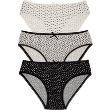 Suwen 3'lü Desenli Slip Külot