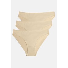 Suwen 3'lü Pamuklu Basic Normal Bel Slip Külot