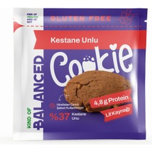 Kind Of Balanced Glütensiz Kestane Unlu Cookie Proteinli 60 gr