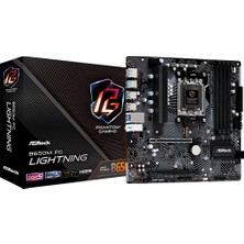 Asrock B650M Pg Lıghtnıng 7200MHZ(OC) Ddr5 Soket Am5 HDMI Dp M.2 Matx Anakart B650M Pg Lıght
