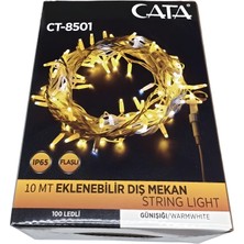 Cata Dış Mekan Ip LED 10 Metre- Günışığı Flaşlı - CT-8501