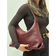 MaVaux Enyola %100 Hakiki Italyan Deri Floatr Baskı Iç Astarlı Bölmeli Tasarım Yavrulu Omuz, Çapraz Çanta