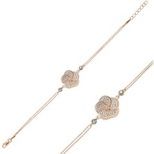 Katre46 ​925 Ayar Gümüş Rose Papatya Bileklik