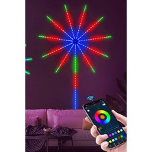 Gampus Bluetooth Bağlantılı Kumanda Kontrollü 256 Şerit LED LED Işık 300 Animasyonlu LED Yılbaşı