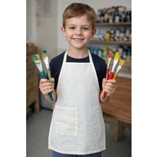 Arkaik Craft Mutfak Etkinlik Önlüğü Çocuk Pamuk Kumaş Baskısız