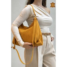 MaVaux Enyola %100 Hakiki Deri Modern Tasarım Yavrulu Omuz ve Çapraz Çanta