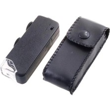 Argesco Mühendislik -Mini 60X 100X Zoom Lens Odak Takı LED Cep Mikroskop Büyüteç