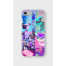 Lelia iPhone 6/6s Uyumlu Baskılı Şeffaf Telefon Kılıfı | Koleksiyon: Neondream District