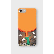 Lelia iPhone 6/6s Uyumlu Baskılı Şeffaf Telefon Kılıfı | Koleksiyon: Memecraft Studio