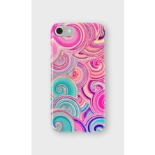 Lelia iPhone 6/6s Uyumlu Baskılı Şeffaf Telefon Kılıfı | Koleksiyon: Colorwave Flux