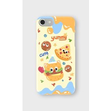 Lelia iPhone 6/6s Uyumlu Baskılı Şeffaf Telefon Kılıfı | Koleksiyon: Snacktoon Delight