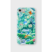 Lelia iPhone 6/6s Uyumlu Baskılı Şeffaf Telefon Kılıfı | Koleksiyon: Aeroglass Mirage