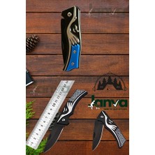 Askerlik Paketi Alaska Mini Cep Çakısı Mavi