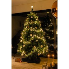 Gampus 3x2 Metre 8 Fonksiyonlu Animasyonlu Perde LED Işık Kalın Telli Saçak LED Işık 180 LED