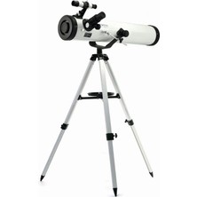 Argesco Mühendislik -76X700 Profesyonel Aynalı  Uzay Teleskopu-Beyaz