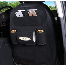 Hepta Collection Araba Araç Oto Koltuk Arkası Keçe Organizer Koruyucu Koltuk Arkası Eşya Düzenleyici Ceplik Çanta Oto