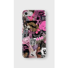 Lelia iPhone 6/6s Uyumlu Baskılı Şeffaf Telefon Kılıfı | Koleksiyon: Chromatica Aura