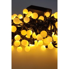 Gampus Parti ve Kır Düğünü Dekorasyonu Için Şerit Top LED Işık - Yılbaşı Ağacı Doğum Günü Süsleme 50LI 10MT