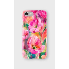 Lelia iPhone 6/6s Uyumlu Baskılı Şeffaf Telefon Kılıfı | Koleksiyon: Pastelbloom Soft Series