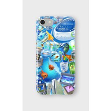 Lelia iPhone 6/6s Uyumlu Baskılı Şeffaf Telefon Kılıfı | Koleksiyon: Aeroglass Mirage