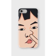 Lelia iPhone 6/6s Uyumlu Baskılı Şeffaf Telefon Kılıfı | Koleksiyon: Memecraft Studio