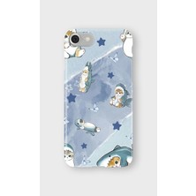 Lelia iPhone 6/6s Uyumlu Baskılı Şeffaf Telefon Kılıfı | Koleksiyon: Cute Animals