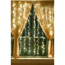 Gampus 5 Metre Fişli Şeffaf Kablolu Günışığı 100 Ledli Peri LED Animasyonlu